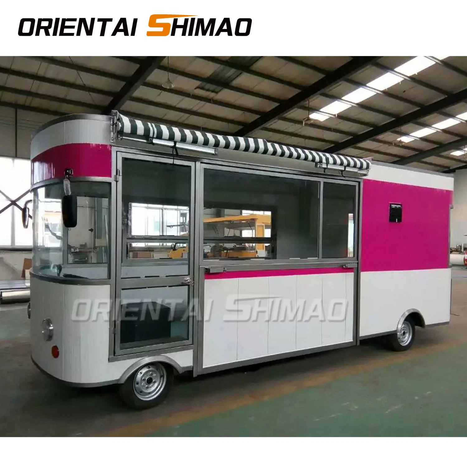 New Stype Custom Logo Europe Ice Cream Bus Pop-up Restaurant
