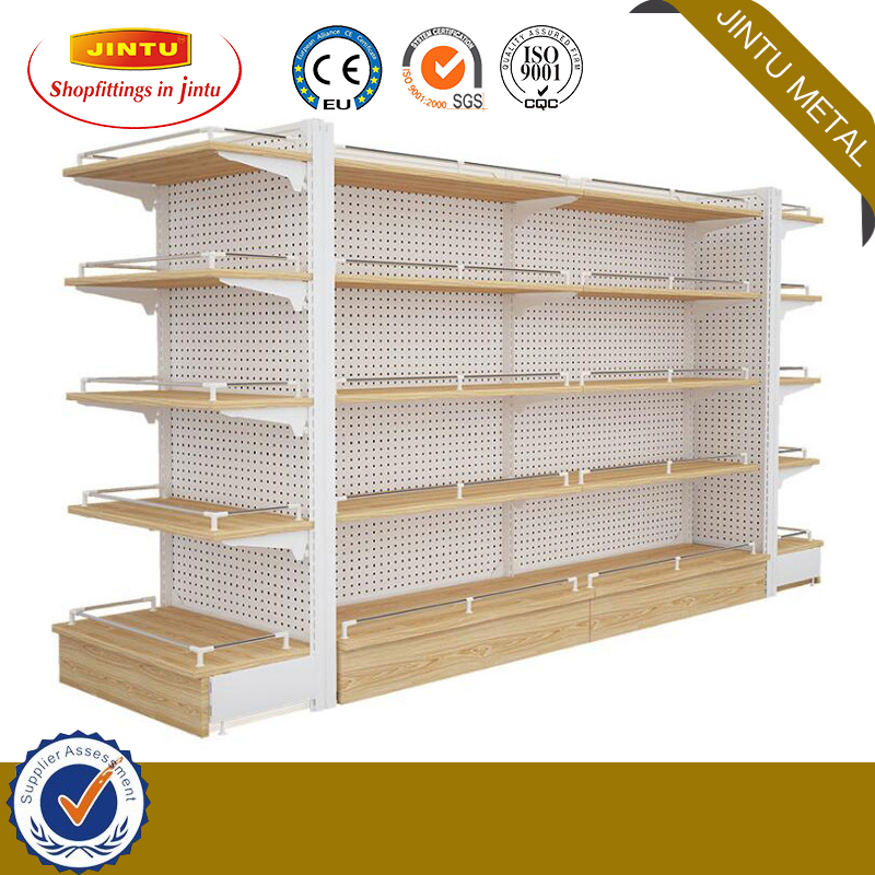 Good Price Grocery Store Retail Display Stand Racks Metal Supermarket Shelf for Sale