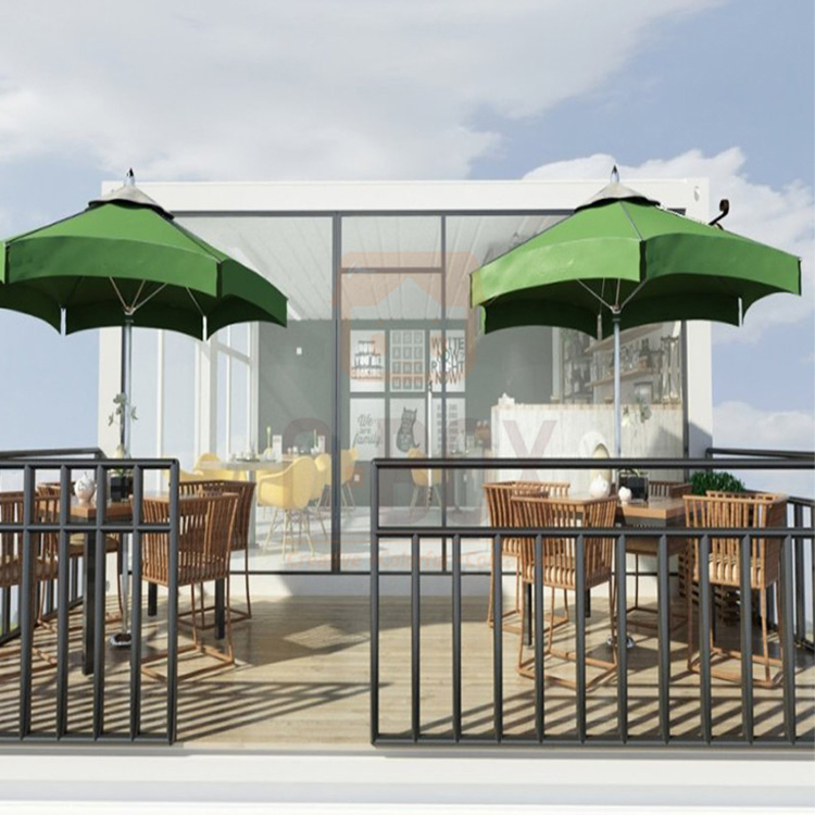 Wholesale Custom 40FT Flat Pack Container Restaurant 20FT with Kitchen