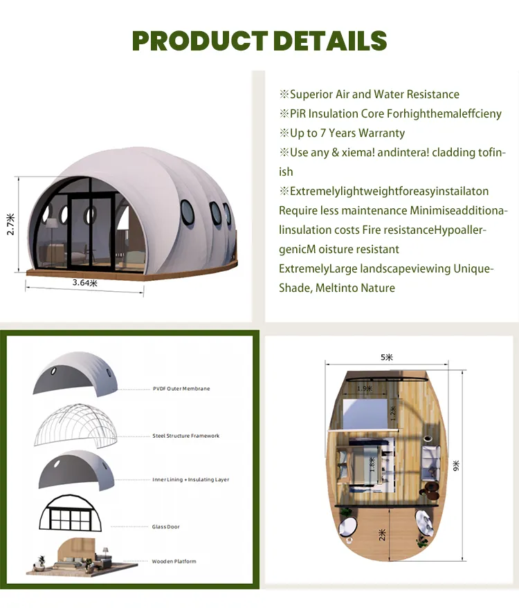 Glamping Hotel Resort Tent