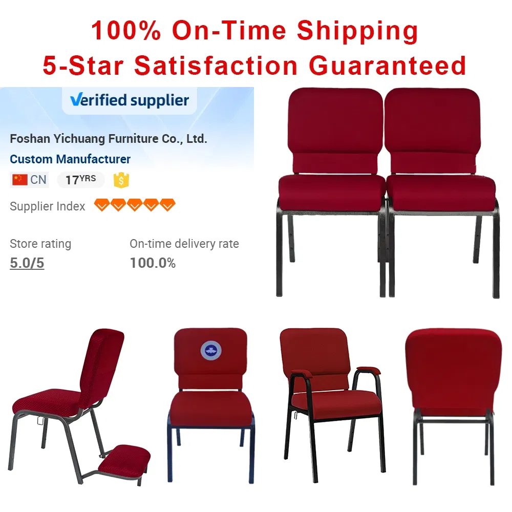 Modern Colorful Stackable Wholesale Church Chair for Auditorium