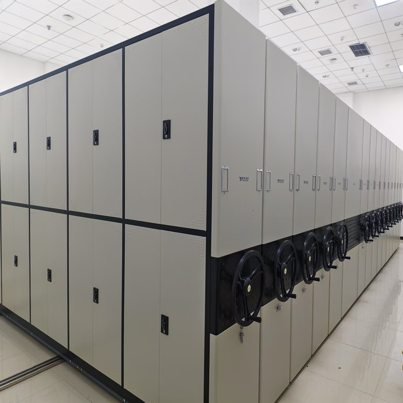 Space Optimization High-Density File Storage Library Compact Shelving Office Storage Manual Mobile Shelving