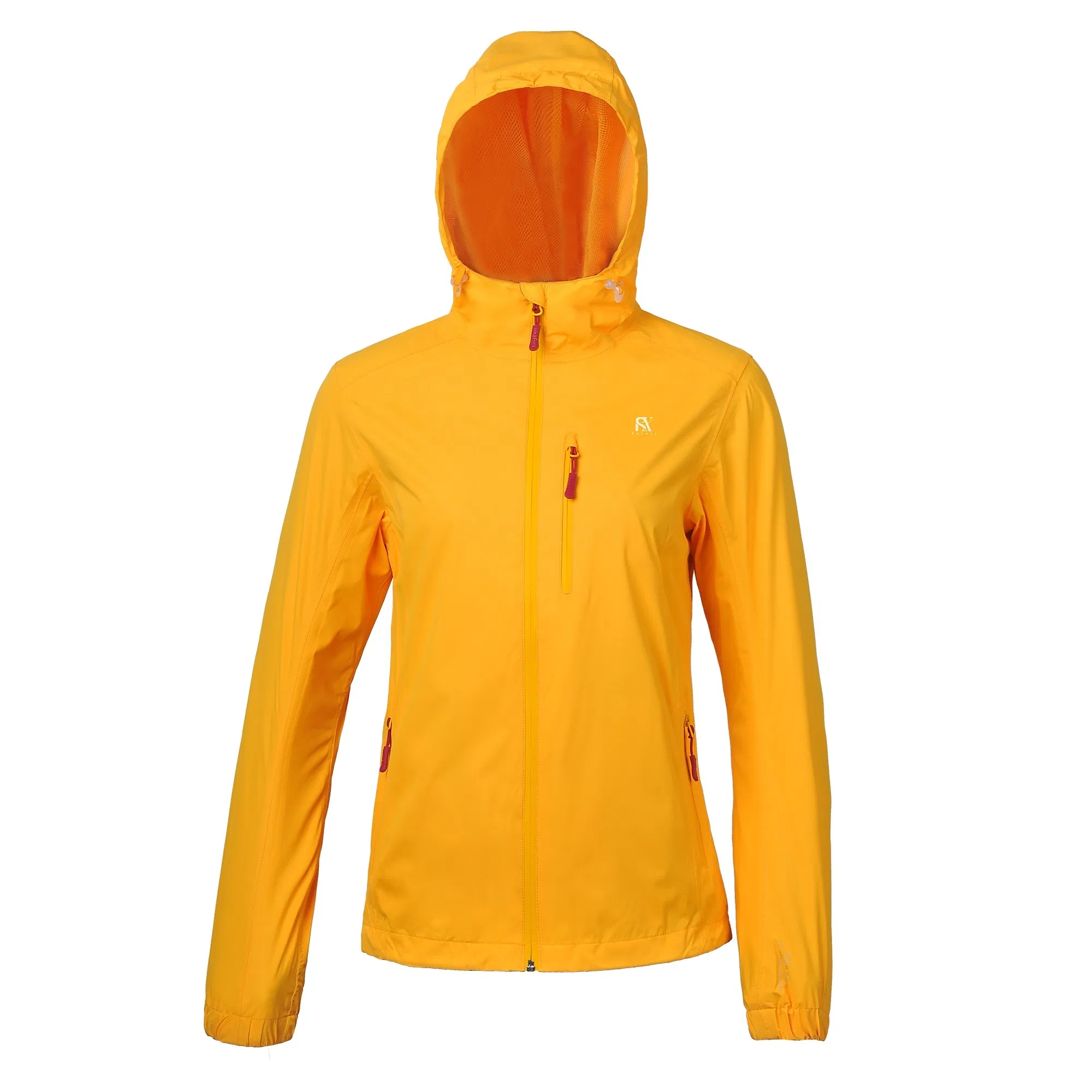 Men Waterproof Outdoor Jackets Sports Wear Windproof Softshell Hoody Windbreaker Lightweight Rain Jacket with Mesh Lining