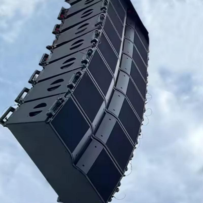 Domc Ka208 8 Inch Passive Line Array Speaker Professional PA Sound System for Church Concert Conference Theater Auditorium