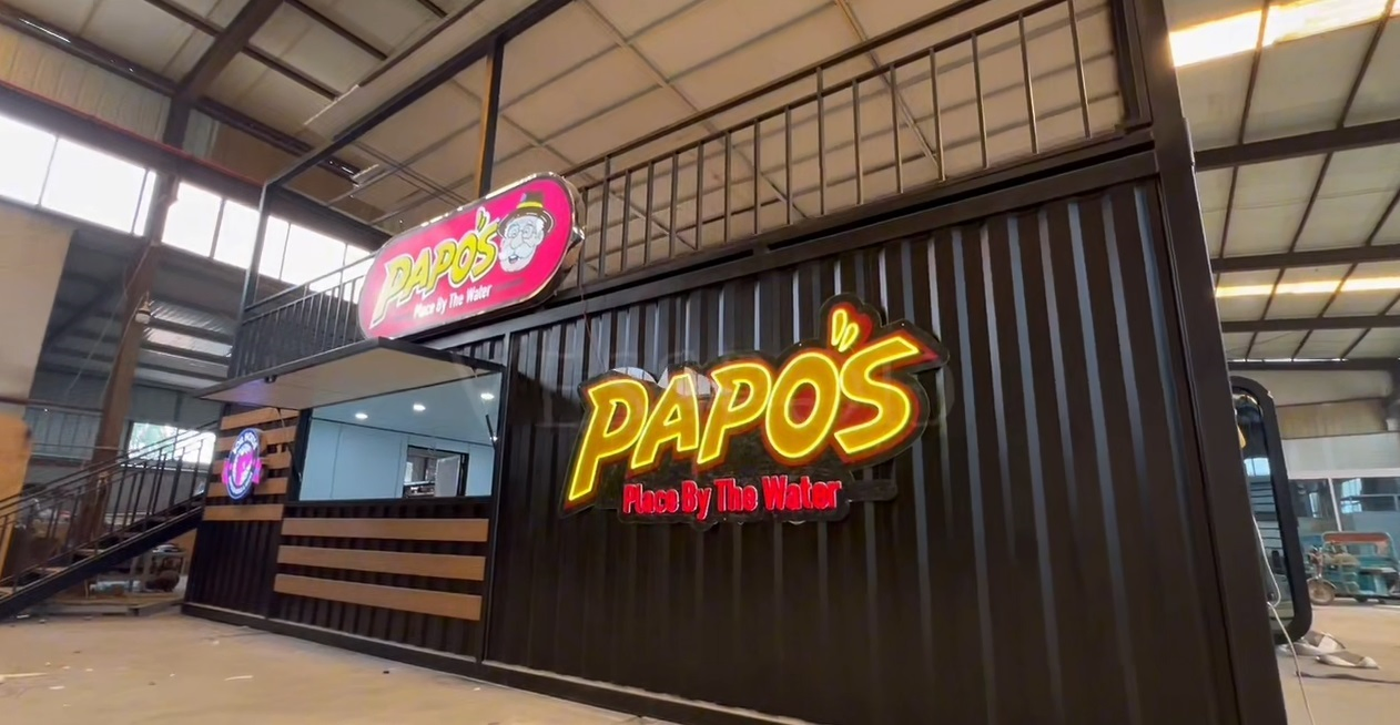 Custom Pop up 20 FT/40FT Luxury Portable Modular Cafe Container Bar Prefab Shipping Container Cafe and Restaurant Container Coffee Shop Cafe Bar Restaurant