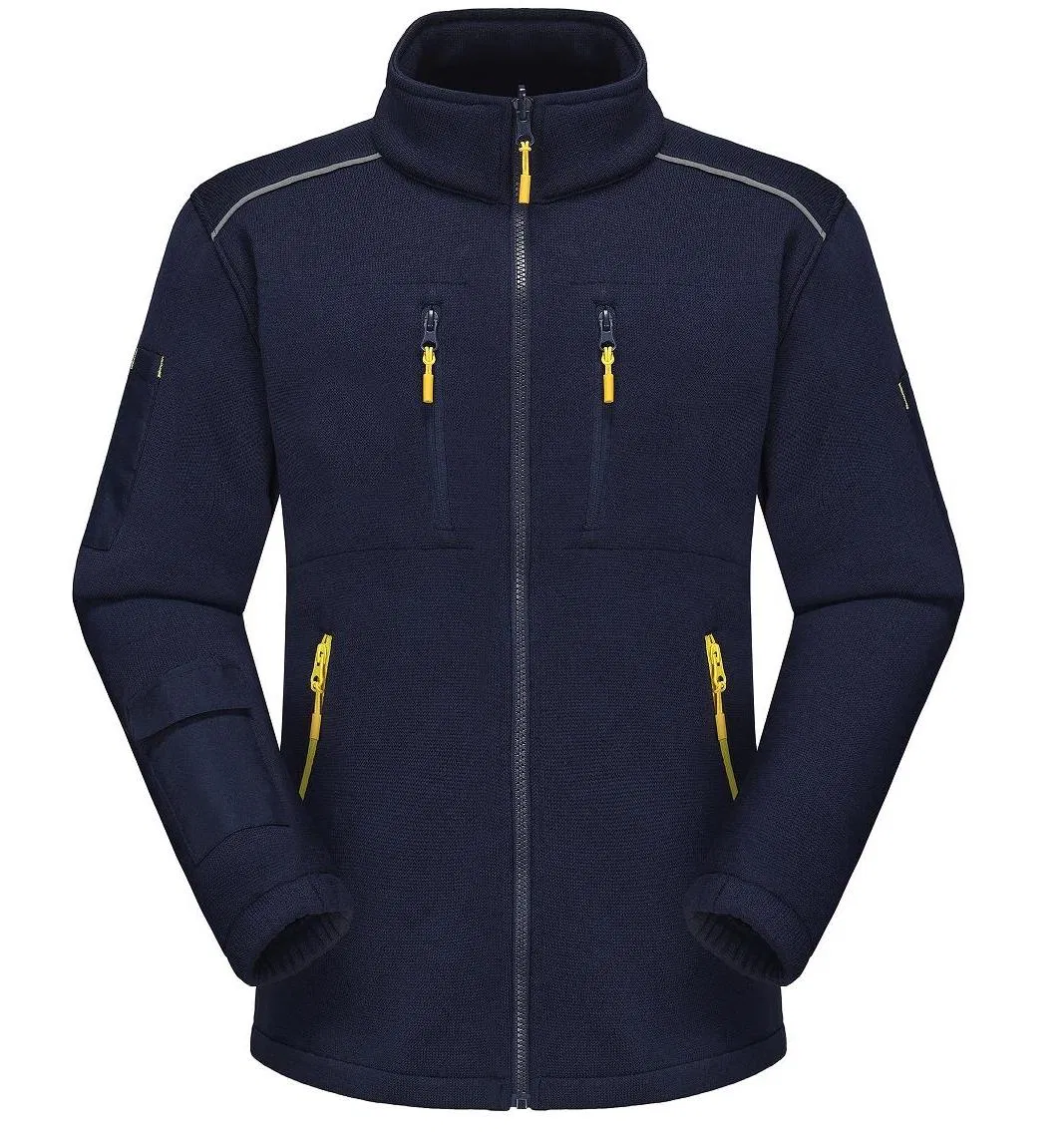 Custom Logo Outdoor Work Wear Softshell Not-Waterproof Windproof Windbreaker Polyester Winter Jacket