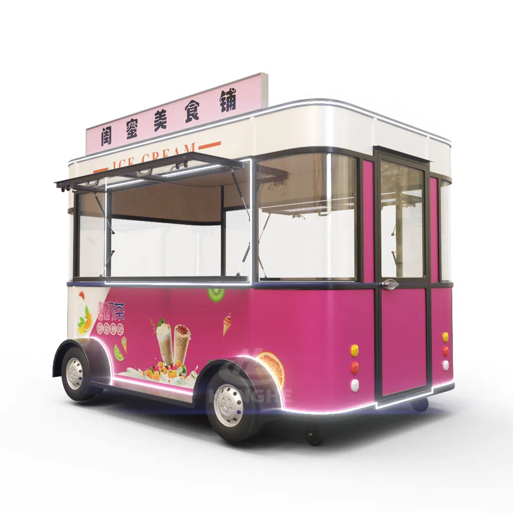 Space-Saving Customization Food Mobile Restaurant for Large Community Service Stations