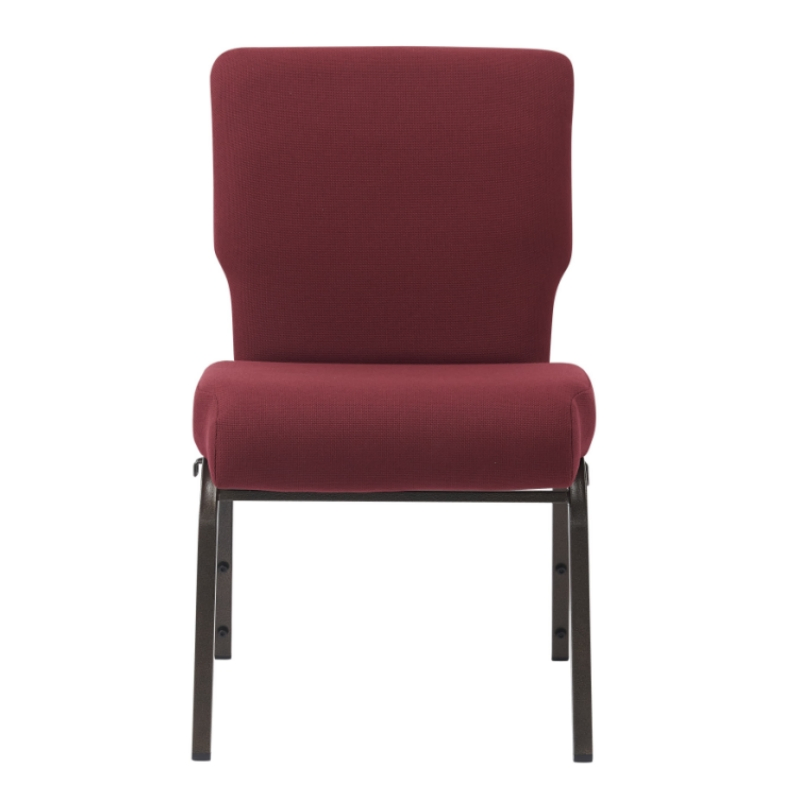 Professional Manufacturer of Maroon Fabric Metal Church Worship Auditorium Chair &nbsp;(ZG13-010)