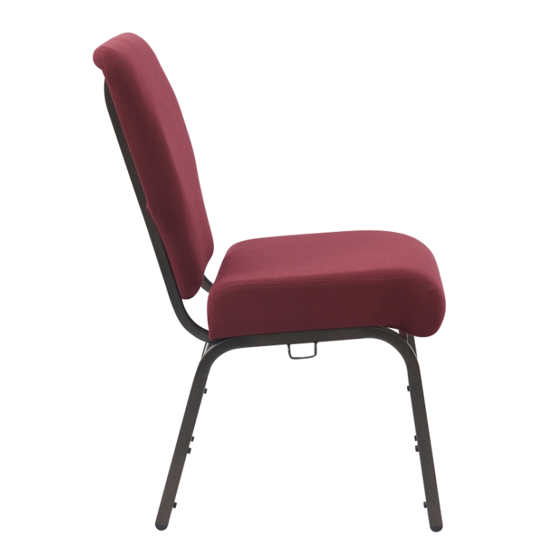 Professional Manufacturer of Maroon Fabric Metal Church Worship Auditorium Chair &nbsp;(ZG13-010)