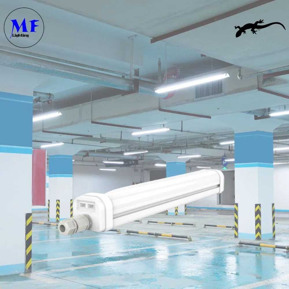 Factory Price Underground Parking Lot, Workshop, Platform, Overpass, Textile Factory, Library, Supermarket, Exhibition Stand, Warehouse IP65 Triproof Light