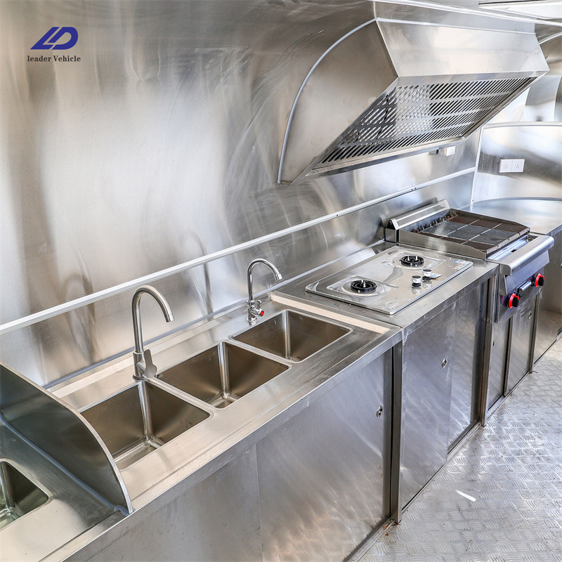 Street Catering Vending Mobile Food Cart Food Trailer Restaurant