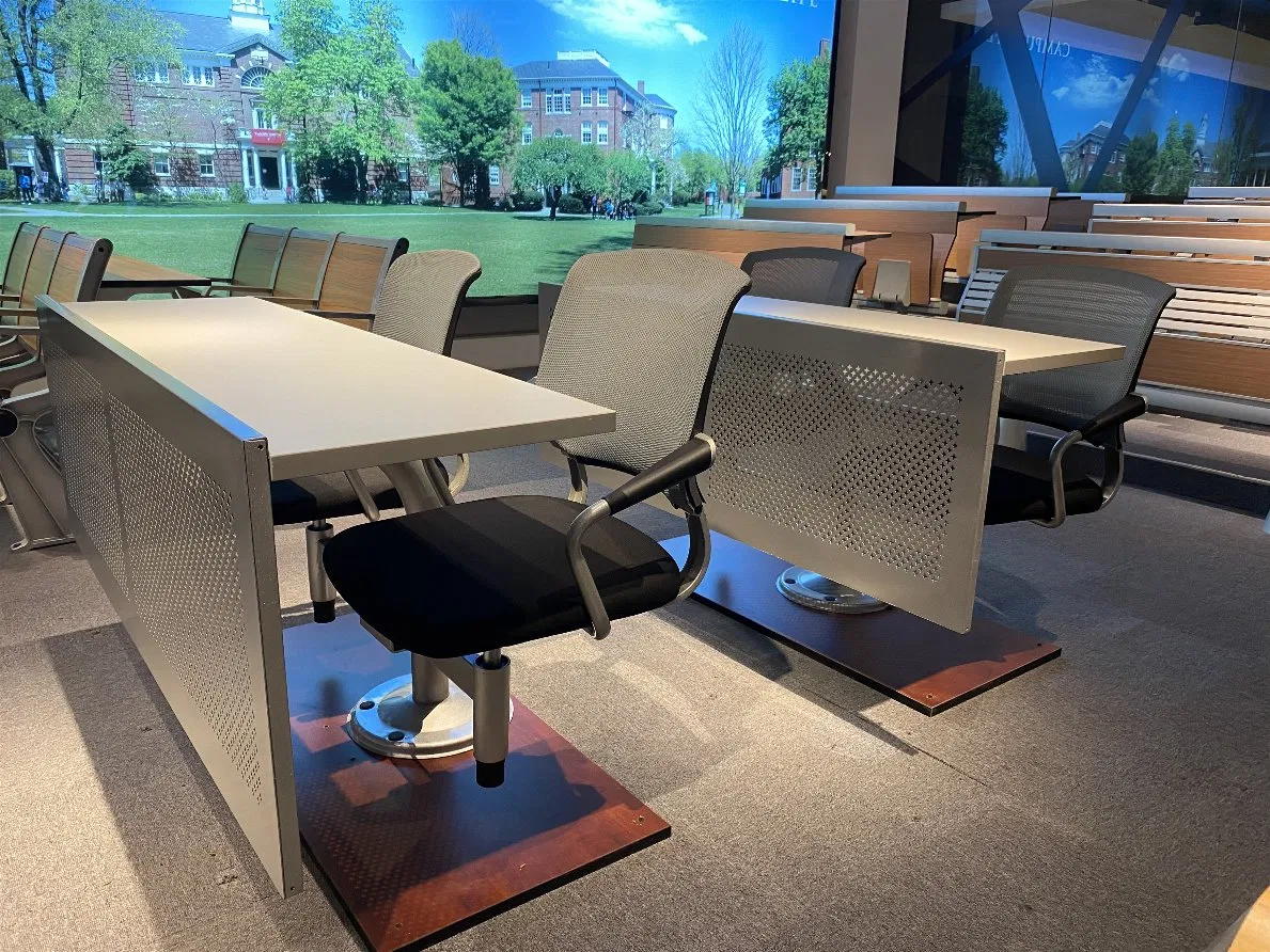 Auditorium Theater University College Classroom Rotate Swivel Student Swing Study School Desk and Chair
