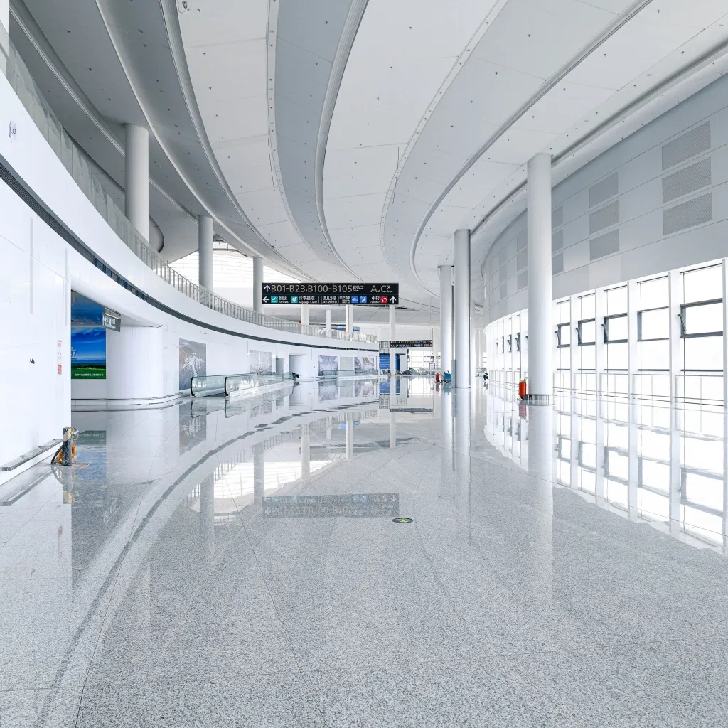 Elegant Modern Steel Structure Airport Building for Enhanced Passenger Experience, Professional Manufacturer.