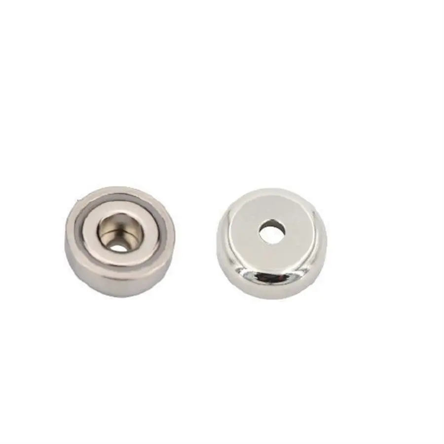 Buy NdFeB Pot Magnet Style A with nickel coating Company, Suppliers