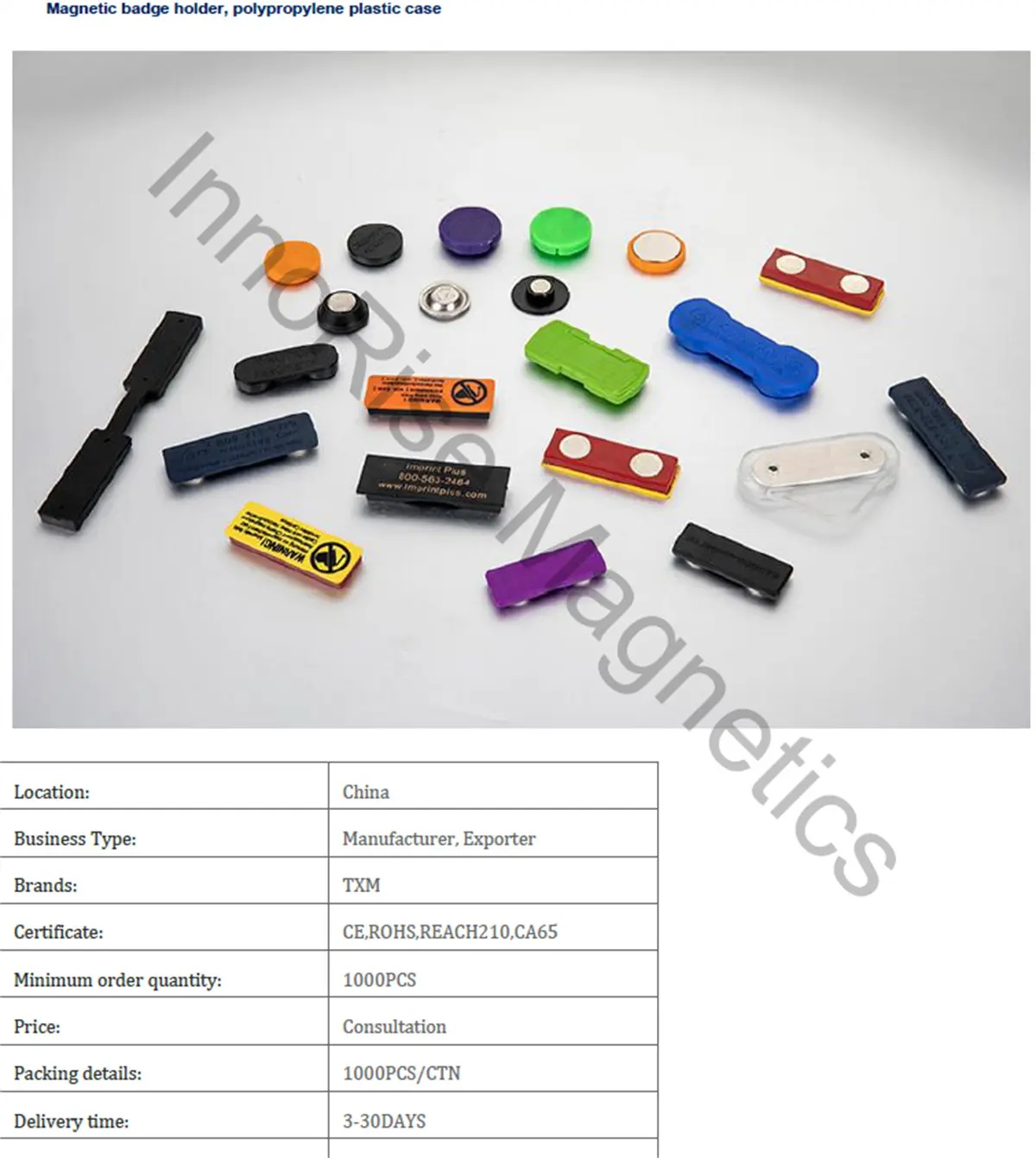 Reusable Strong ID Badges - 296m