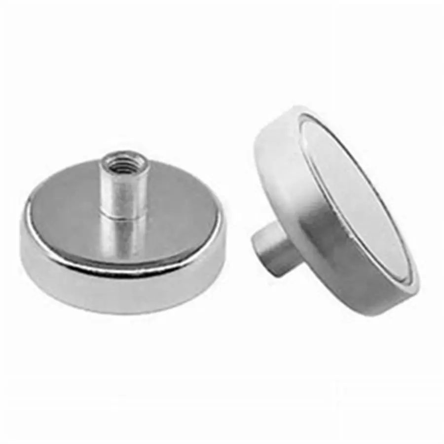 Custom NdFeB Pot Magnet Style B with nickel coating Exporters, Quotes