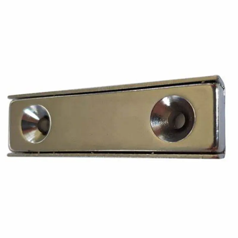 OEM NdFeB Pot Magnet Style C with nickel coating Company, Factory