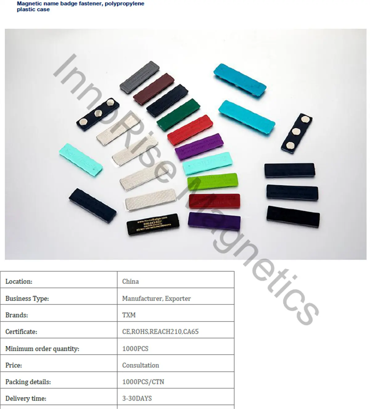 Reusable Strong ID Badges - 1ka6