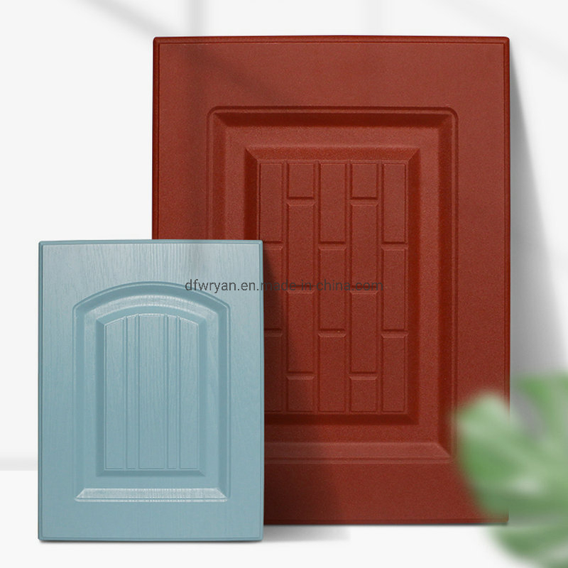 أجزاء أثاث المطبخ 18mm باب خزانة المطبخ من MDF مع طلاء حراري PVC فراغ