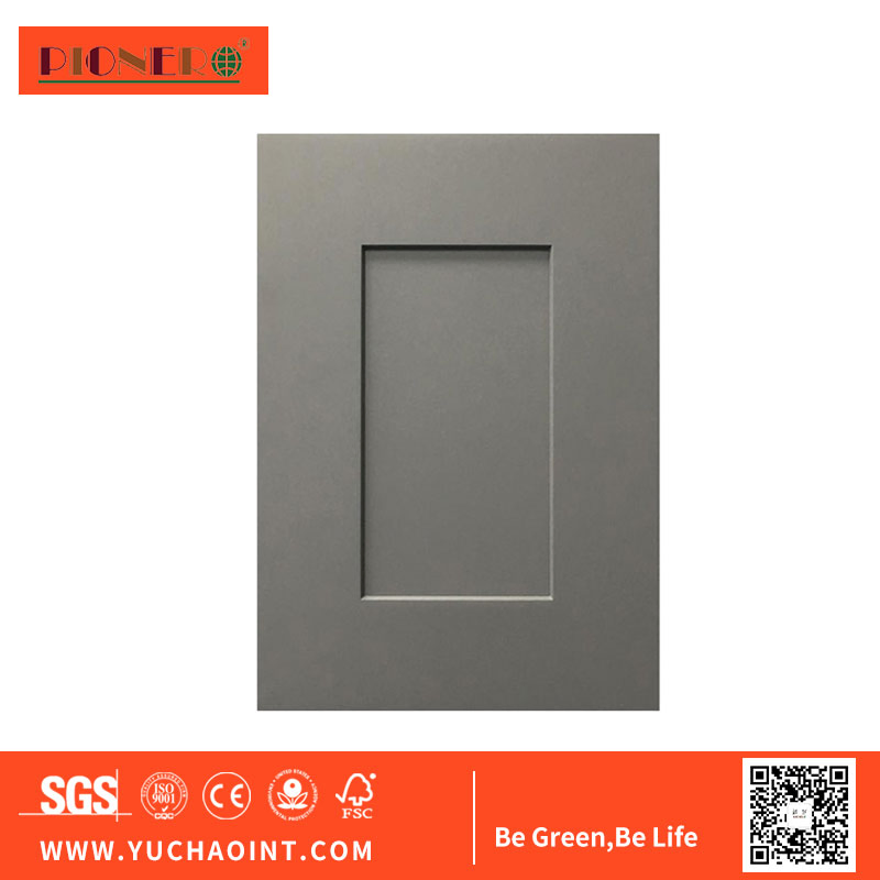 أجزاء أثاث المطبخ من الشركة المصنعة 18mm باب خزانة المطبخ من MDF مع تغليف PVC