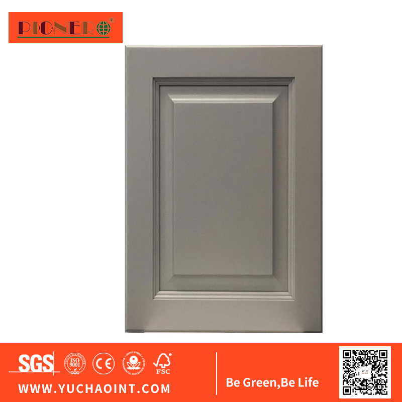 أجزاء أثاث المطبخ من الشركة المصنعة 18mm باب خزانة المطبخ من MDF مع تغليف PVC