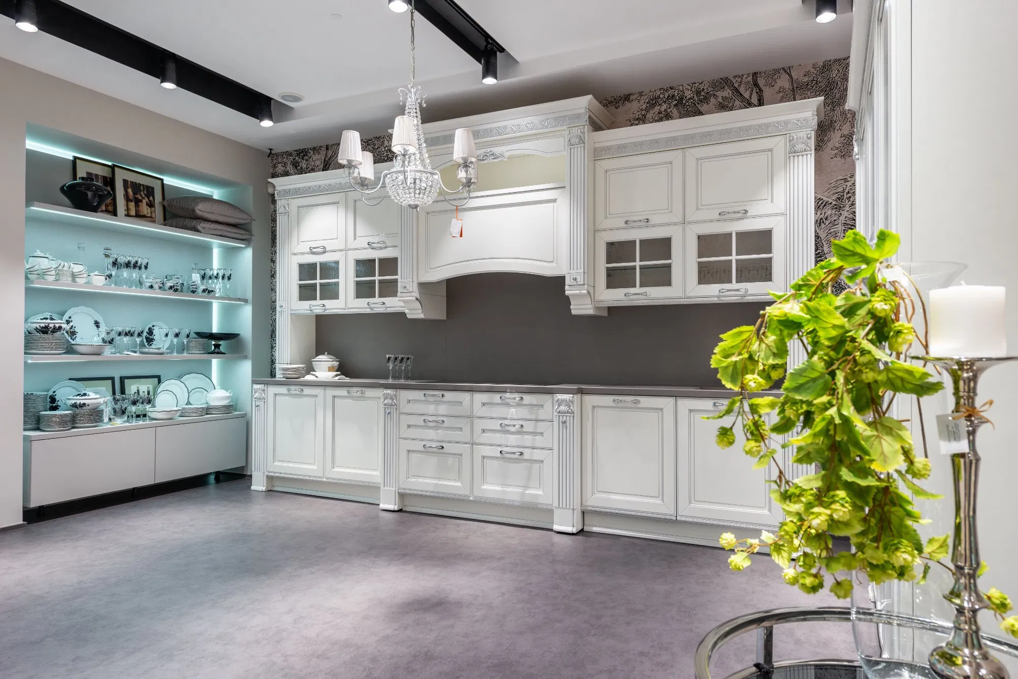 Modern Standard Kitchen Cabinet with Hinge Drawer Slide Ready-to-Assemble Custom Kitchen Furniture