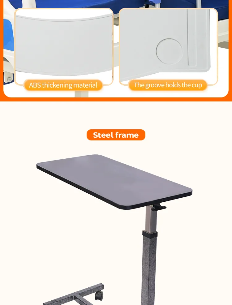 Hospital Mobile Dining Table Detail 1