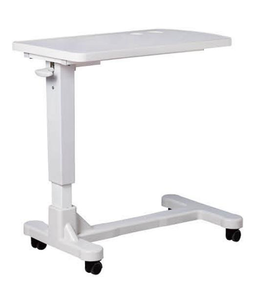 Hospital Furniture Patient Bedside Table Promotion Overbed Medical Hospital Bed Dining Table Adjustable