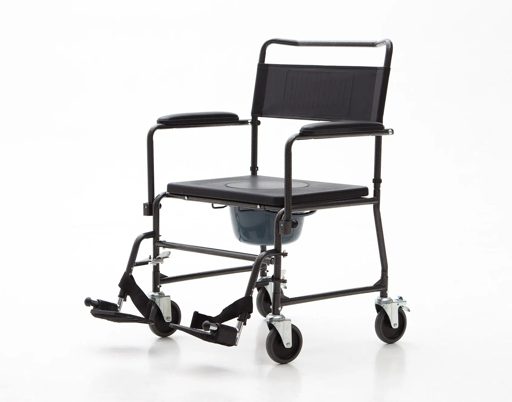 Commode Chair, Extra Weight, Wheeled Commode (YJ-7100J)