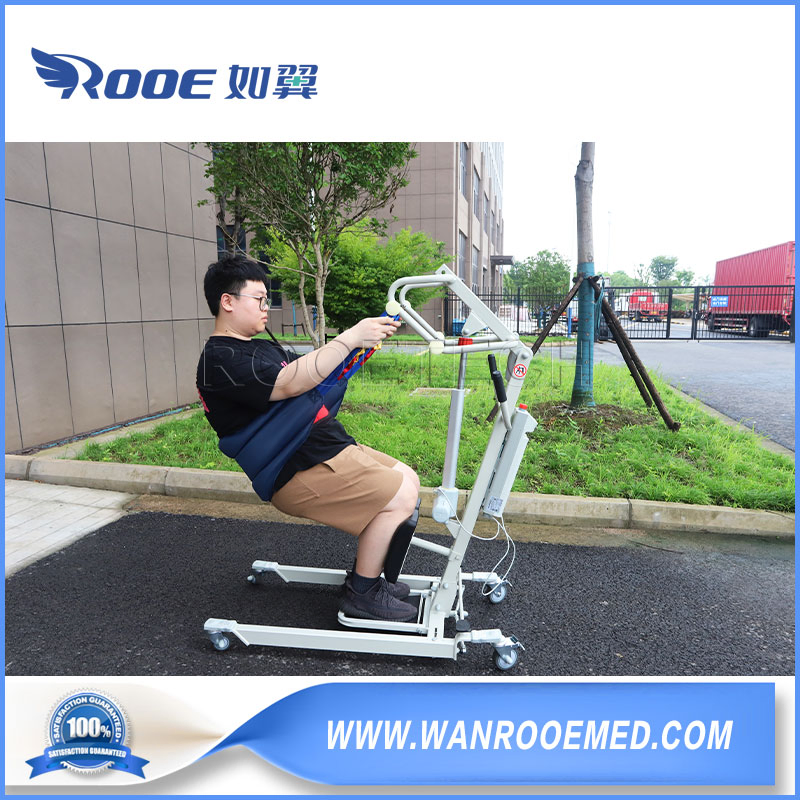 Dg203 Elderly Full Body Stand Aid Battery Power Patient Transfer Lift for Wheelchair and Bed