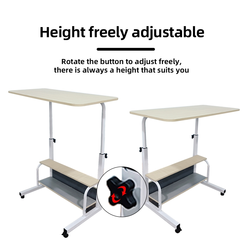 Sht Medical Adjustable Patient Dining Overbed Table