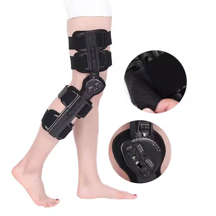 Adjustable Orthopaedic Knee Immobilizer Brace for Rehabilitation Knee Brace Hinge Orthopedic