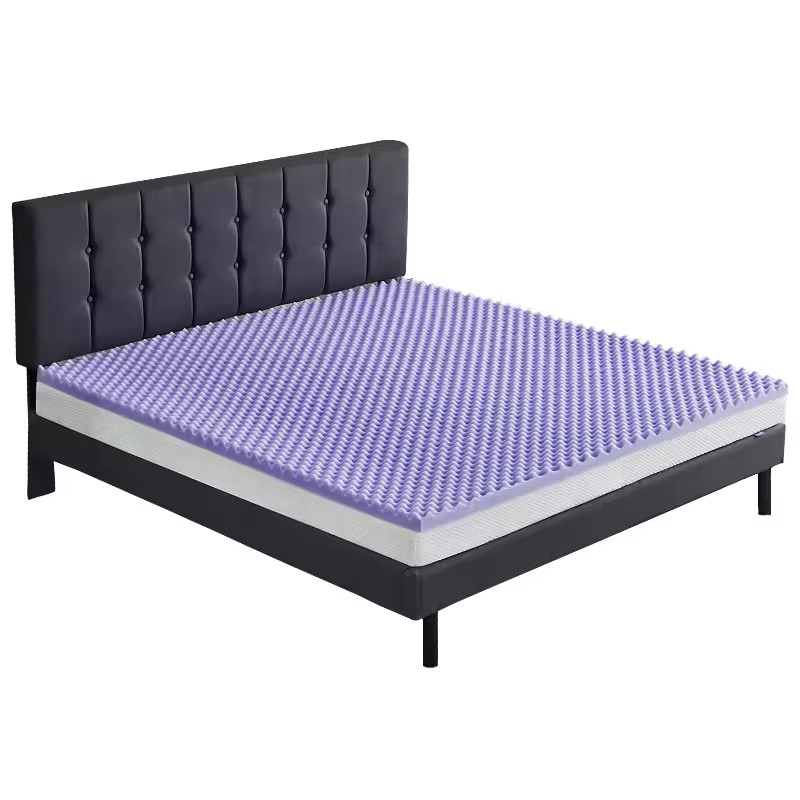 Egg Crate Mattress Topper, Ventilated, Convoluted Foam for Pressure Sores and Pain Relief Support and Recovery, Twin (74" X 38"