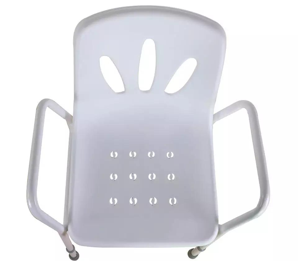 Bathroom Safety Height Adjustable Bath Chair Seat with Back for Elderly