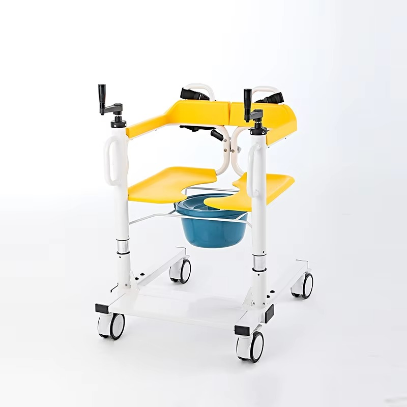 Portable Commode for Elderly Patients with Wheelchair Transfer Capability