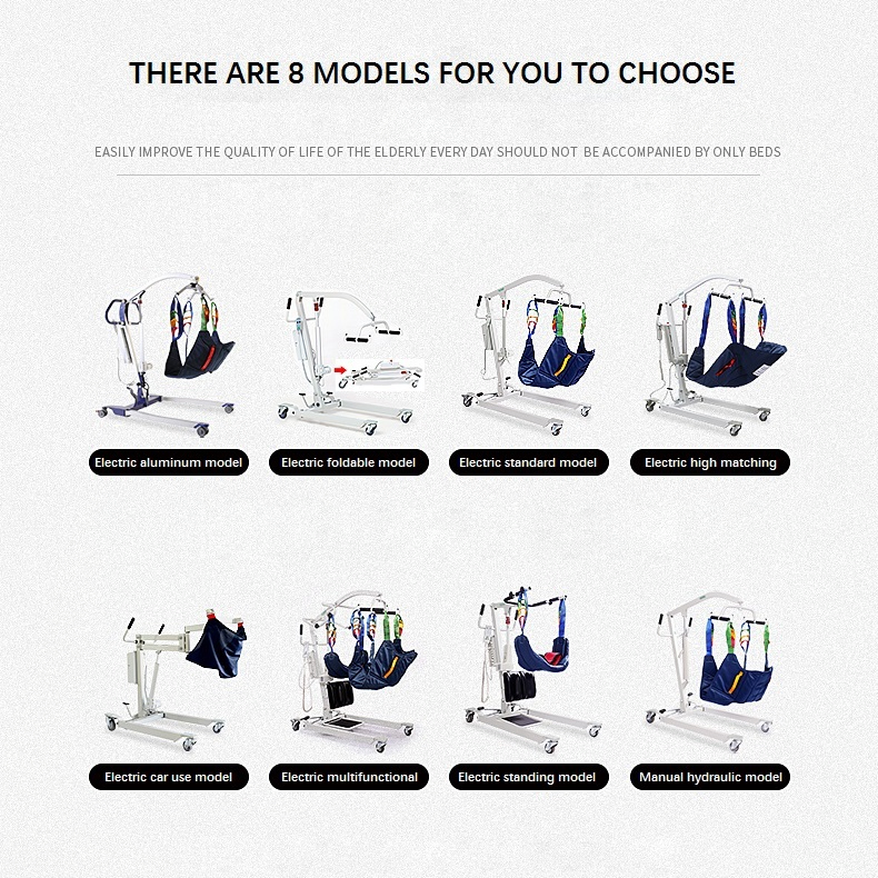 Ksm-210 Homecare Electric Patient Hoist Lift Sling Safe and Easy Transfer Chair Hoyer Lift for Sale