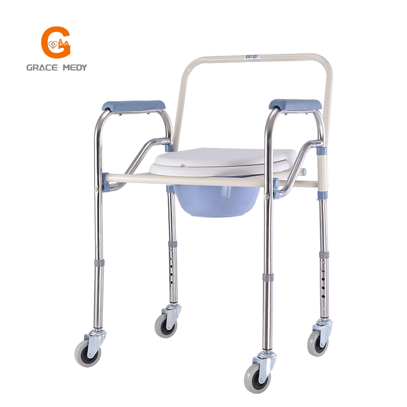 Home Care Shower Commode with Wheels