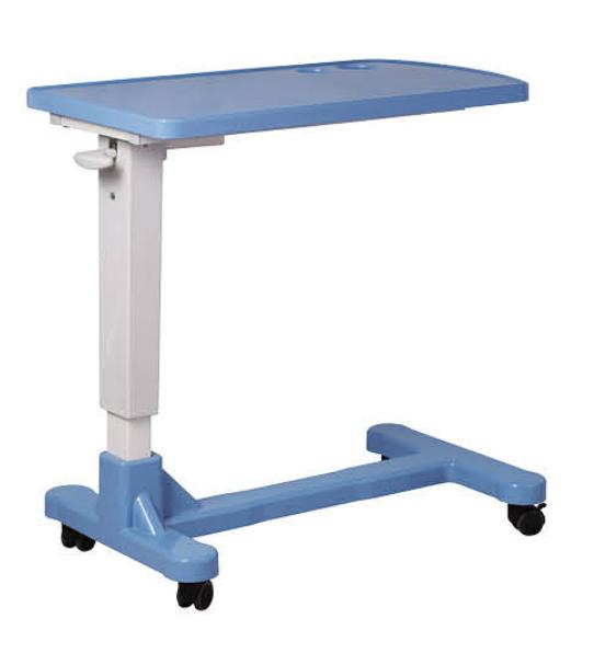 Hospital Furniture Patient Bedside Table Promotion Overbed Medical Hospital Bed Dining Table Adjustable