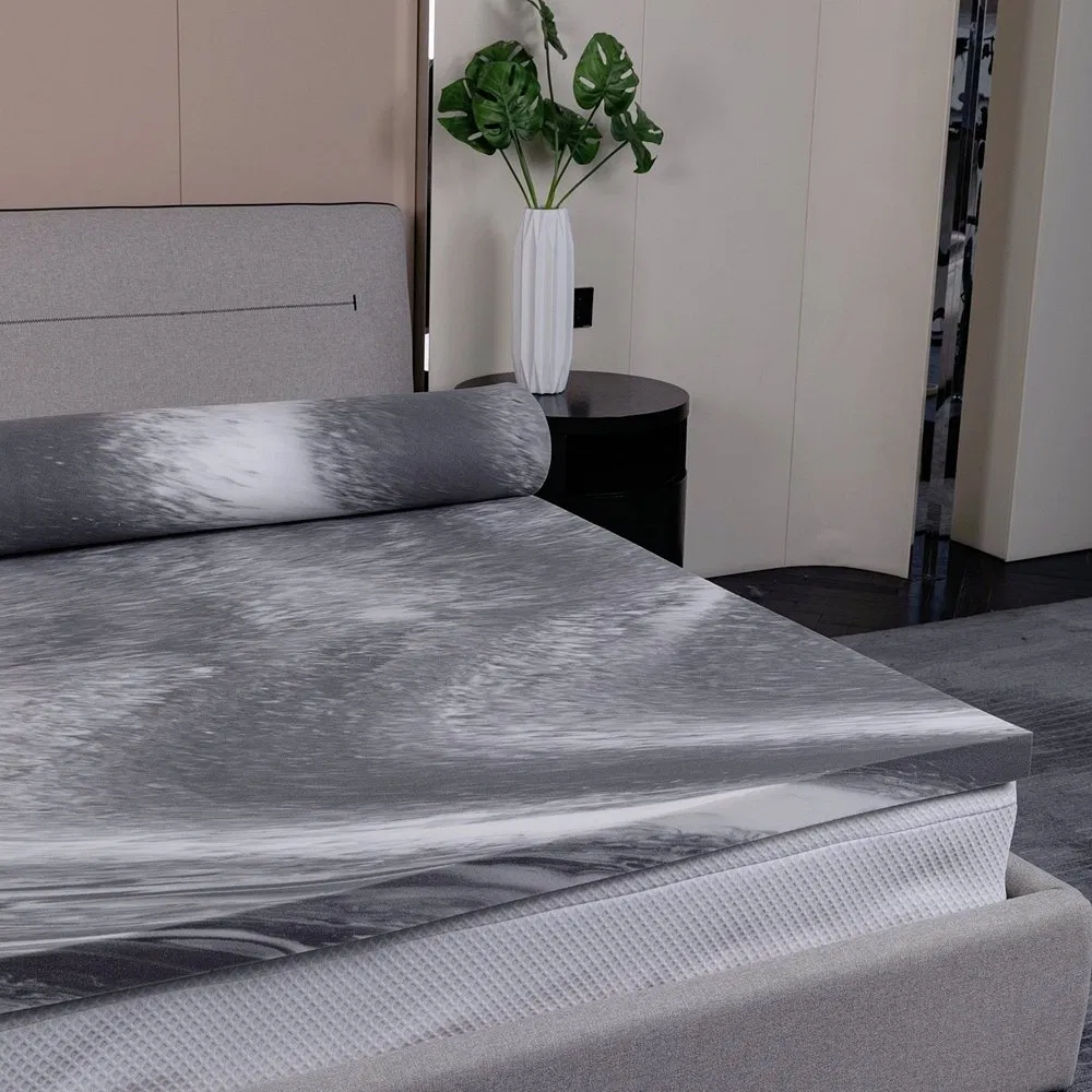 Gel Memory Foam Mattress Topper for Pressure Relief, Premium Soft Mattress Topper with Removable &amp; Washable Cover