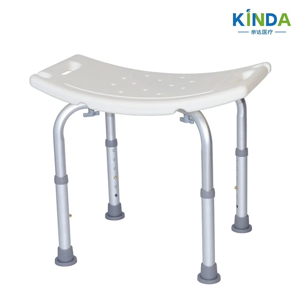 Adjustable Shower Seat with Legs for Elderly Safety