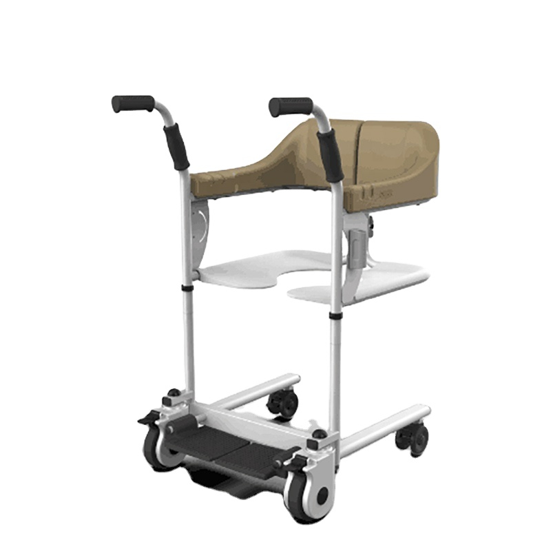 Healthcare Aid Moving Machine Patient Lift Commode Transfer Wheelchair