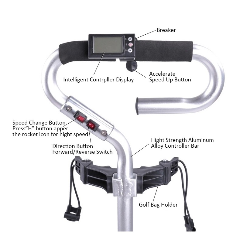 Ksm-930 White Golf Electric Carts Mobility Scooter Buy off-Road Electric Golf Skateboard Cart 4 Wheels 2000W 60V