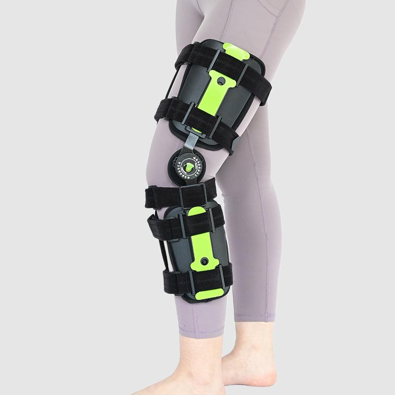 Angle Adjustable Knee Brace Orthopedic Hinged Knee Brace ROM Medical Knee Support
