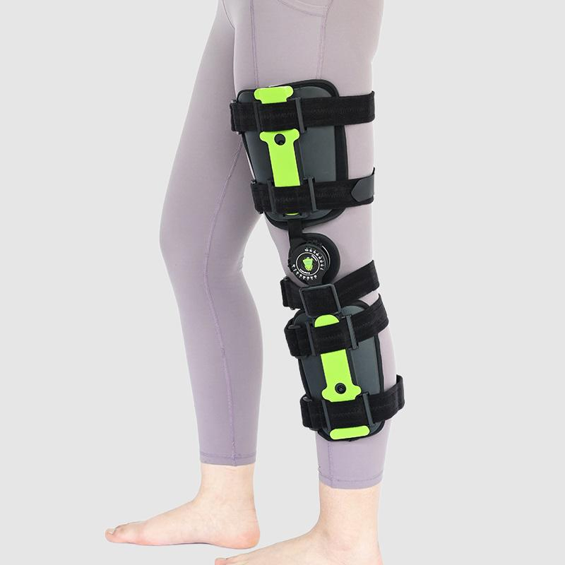Angle Adjustable Knee Brace Orthopedic Hinged Knee Brace ROM Medical Knee Support