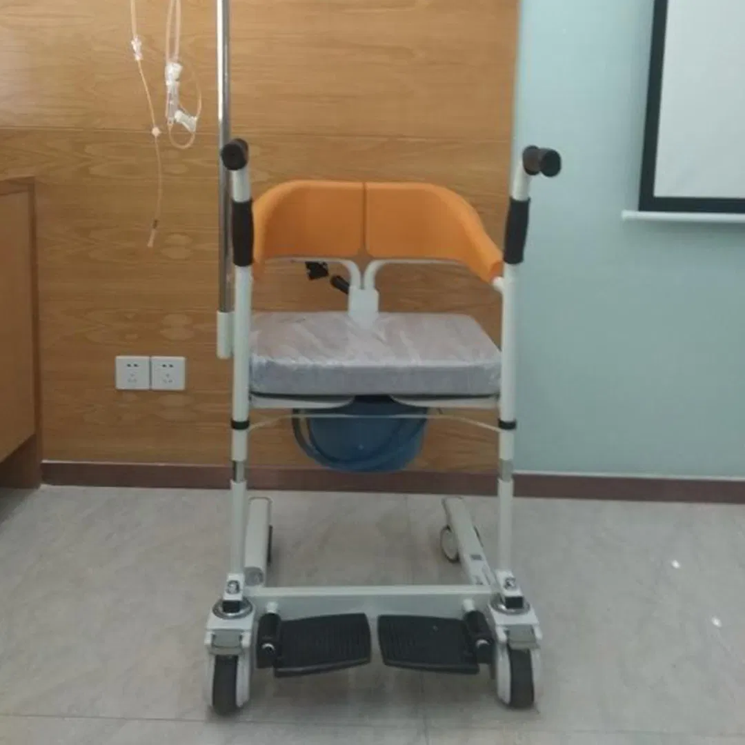 Rehabilitation Therapy Aluminum Alloy Steel Frame Transfer Commode for Selling