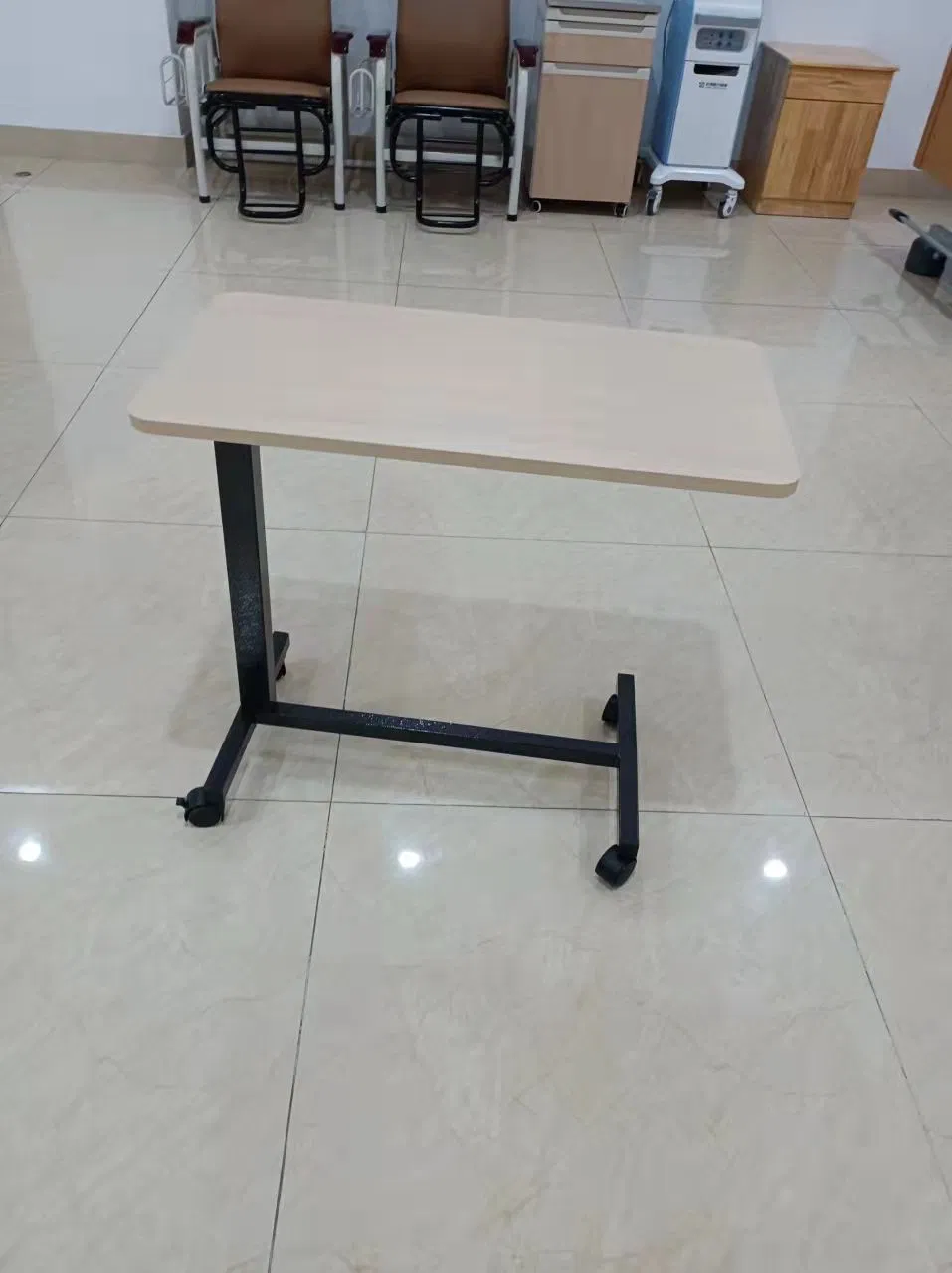 Adjustable Bedside Dining Overbed Table for Patient