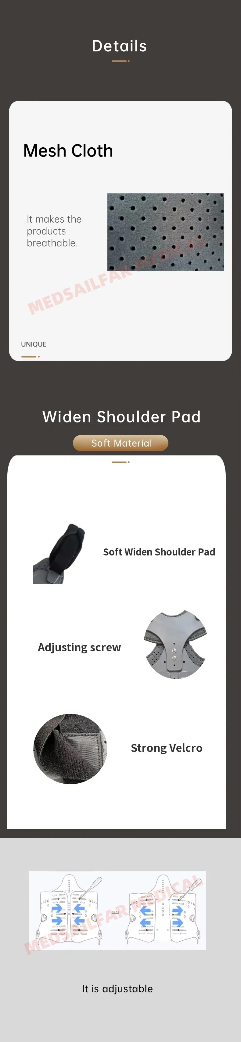 Orthopedic Support Features