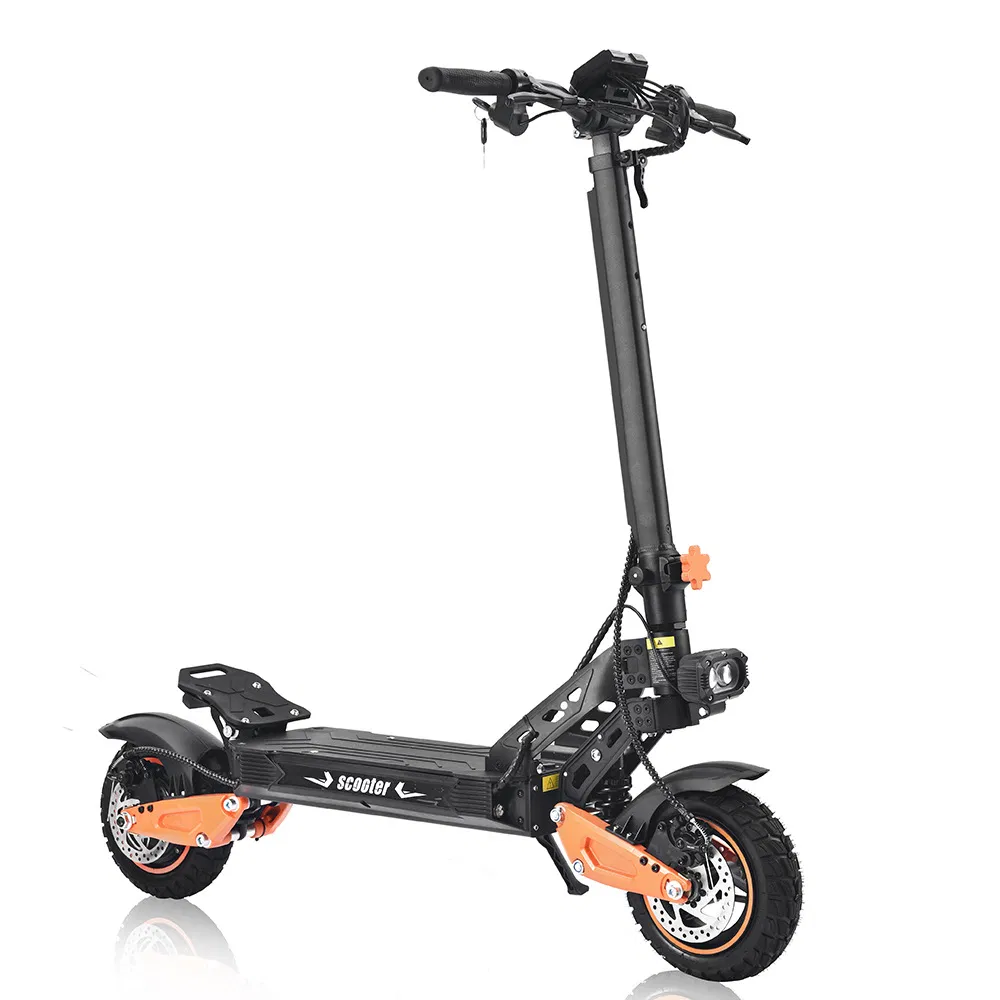 EU UK USA Popular 2 Wheel Folded Electric Scooter 48V21ah 1200W Motor 10" off Road Ebike Scooter Cheap Foldable Mobility Scooter Price Escooter for Adults