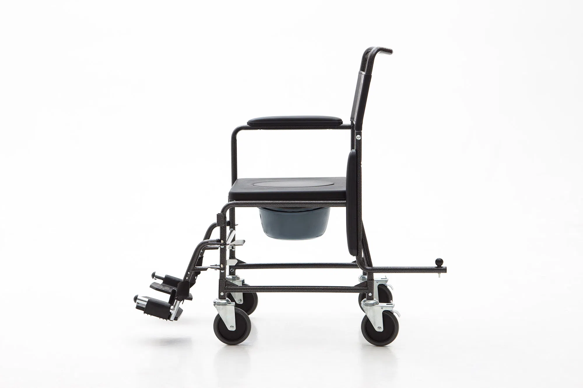 Commode Chair, Extra Weight, Wheeled Commode (YJ-7100J)