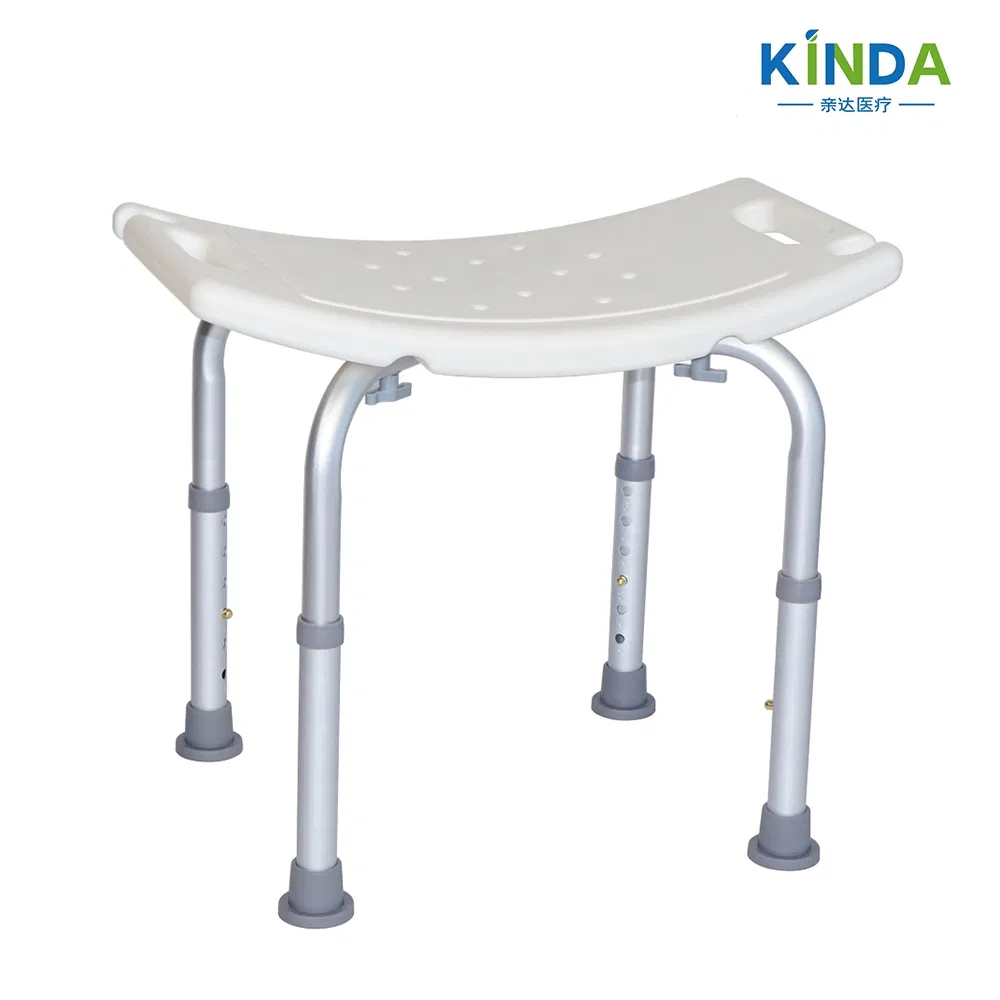 Adjustable Shower Seat with Legs for Elderly Safety